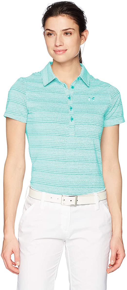 Under Armour Womens Zinger Printed Golf Polo Shirts