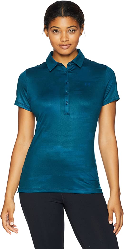 Under Armour Womens Zinger Printed Golf Polo Shirts