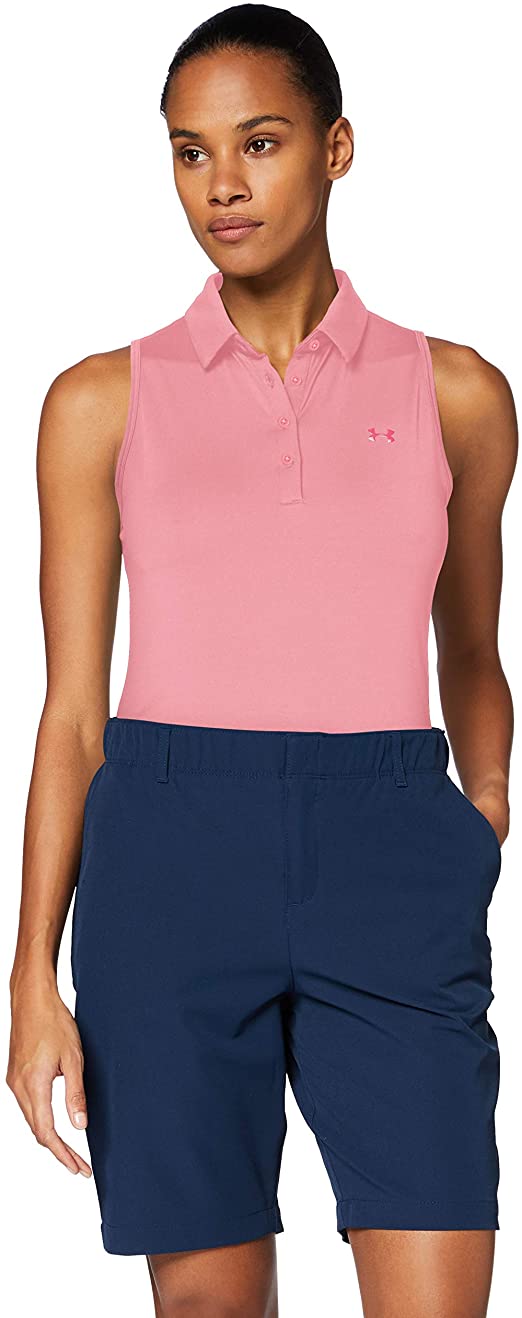 Womens Under Armour Zinger Sleeveless Golf Polo Shirts