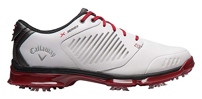 Mens Callaway Xfer Nitro Leather Waterproof Golf Shoes