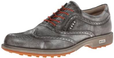 Mens Ecco Tour Hybrid Wing Tip Golf Shoes