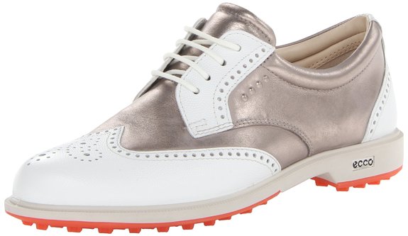 Womens Ecco Tour Hybrid Wing Tip Golf Shoes