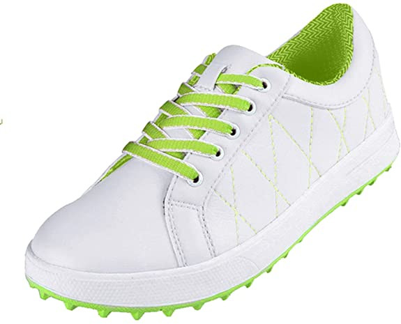 PGM Womens Lightweight Waterproof Spikeless Golf Shoes