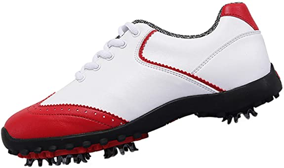 PGM Womens Waterproof Spiked Golf Shoes