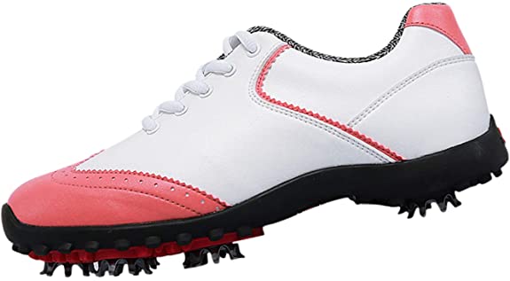 PGM Womens Waterproof Spiked Golf Shoes