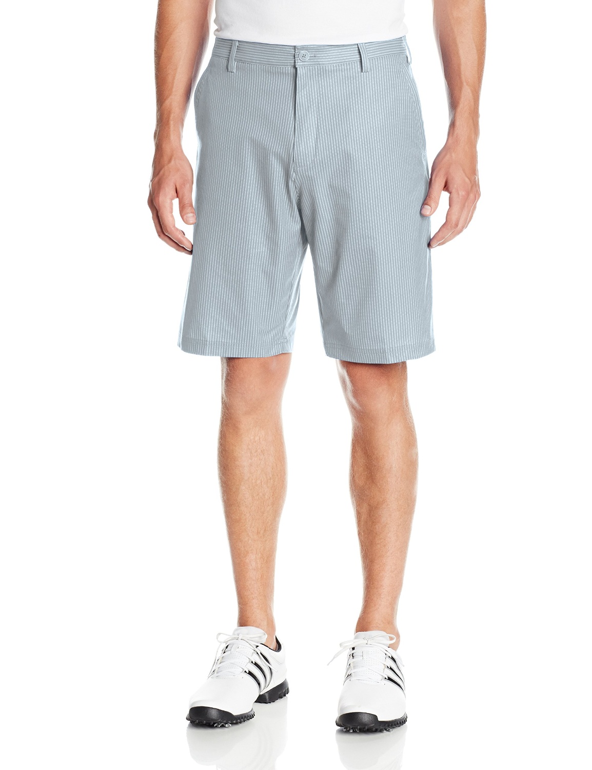 Mens Broken Pinstripe Golf Shorts