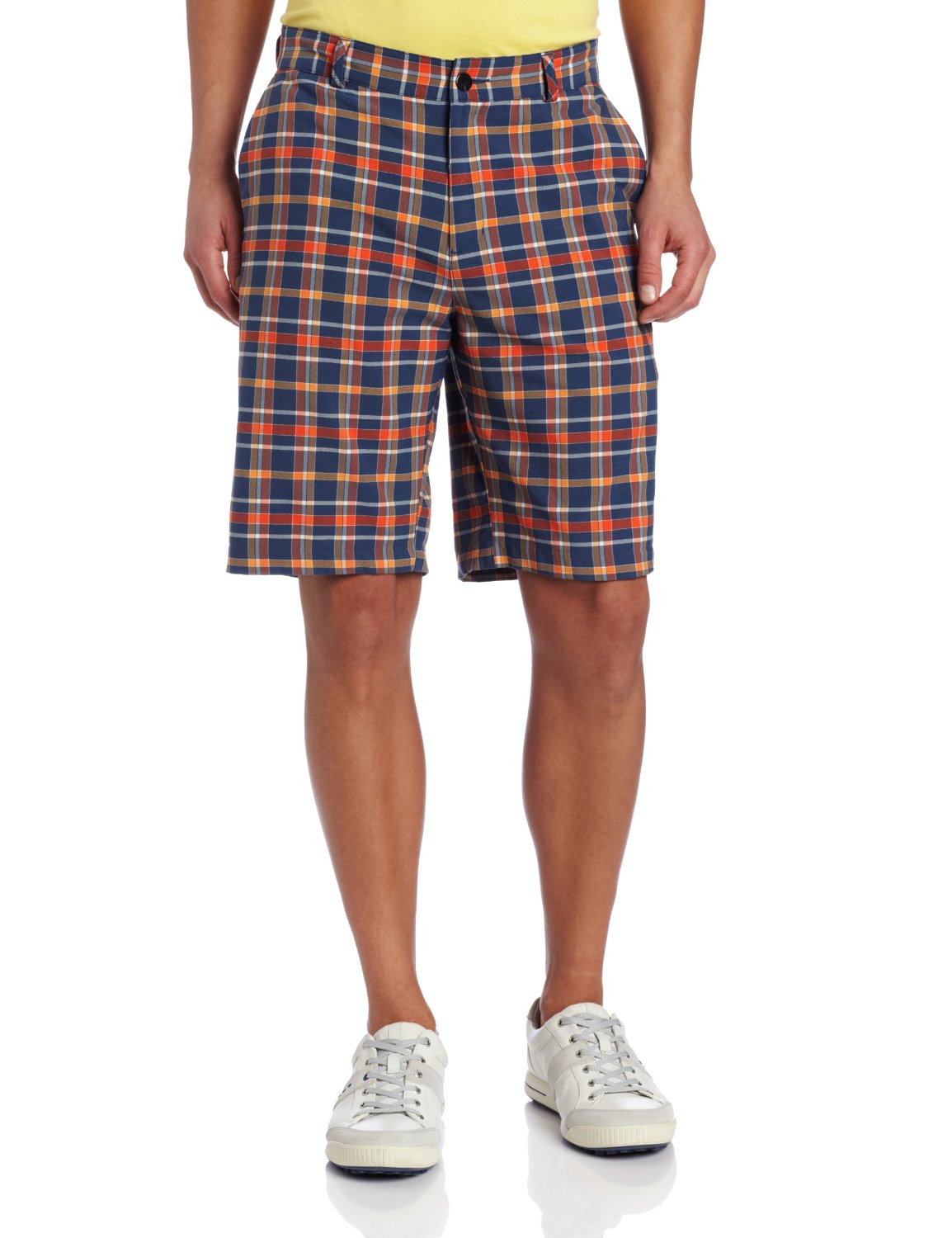 Mens Climalite Fashion Plaid Golf Shorts