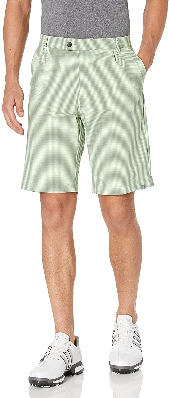 Mens Adidas Ultimate 365 Gingham Plaid Golf Shorts