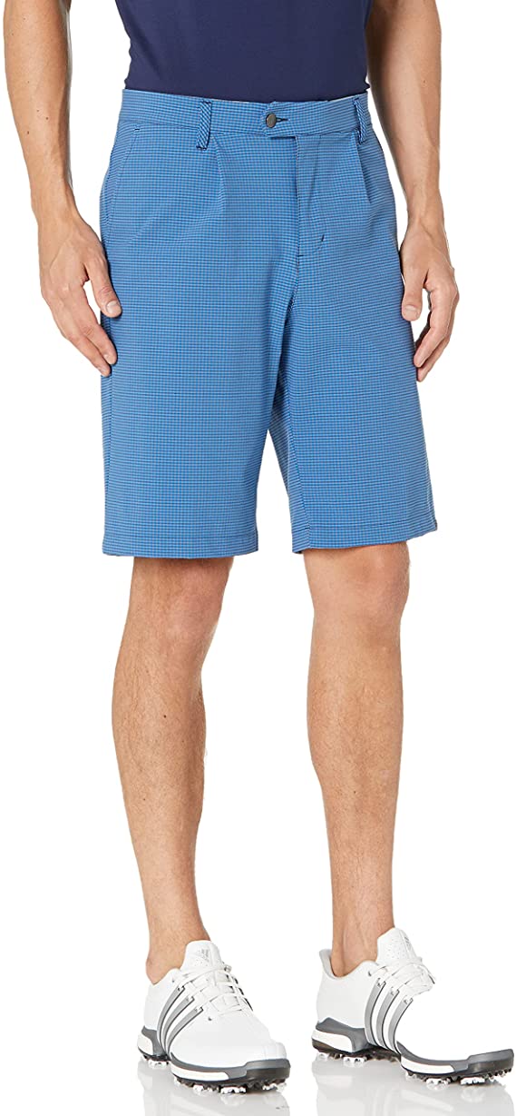 Adidas Mens Ultimate 365 Gingham Plaid Golf Shorts