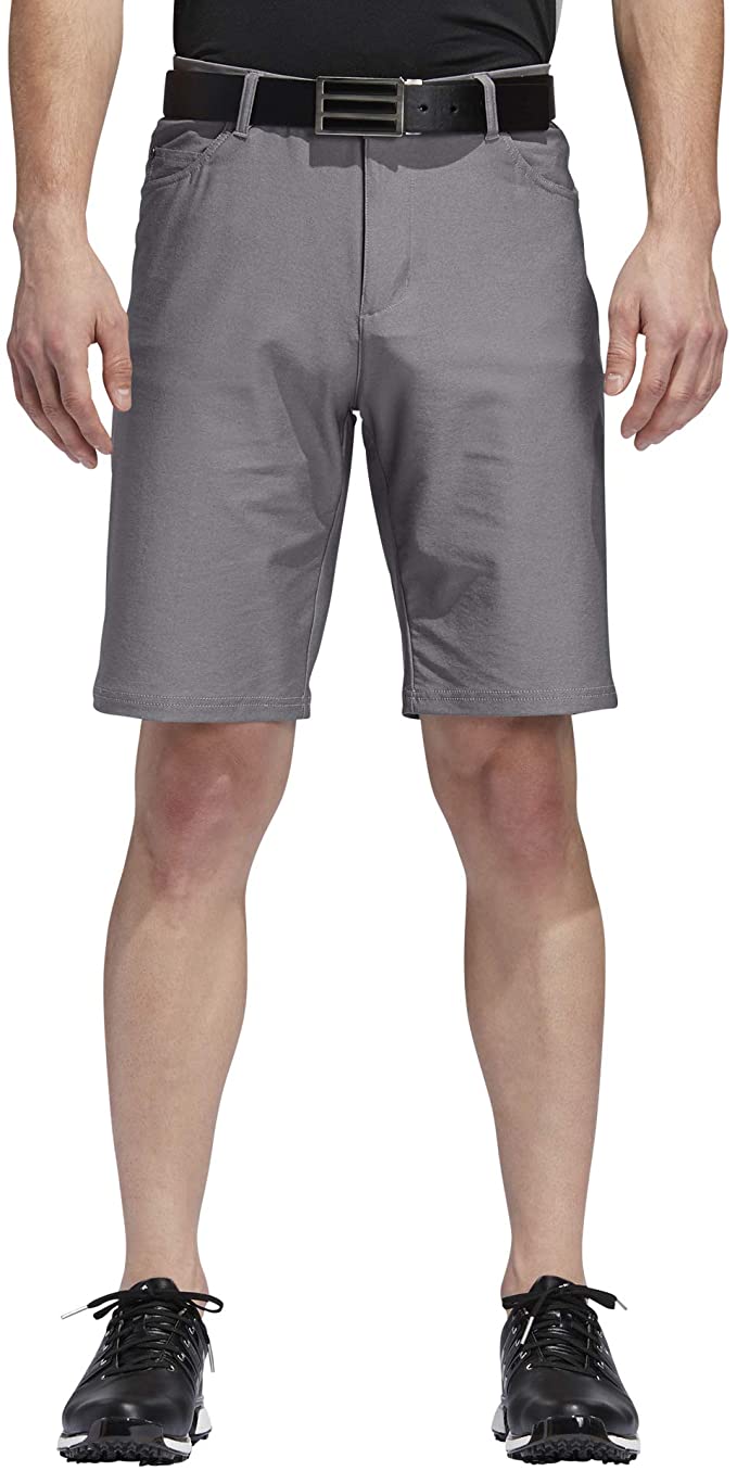 Mens Adidas Ultimate Heather 5 Pocket Golf Shorts