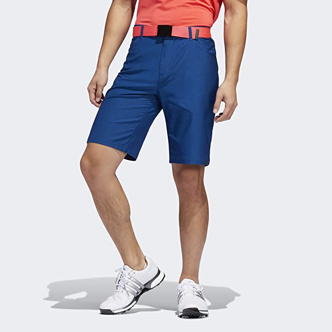 Adidas Mens Ultimate Heather 5 Pocket Golf Shorts