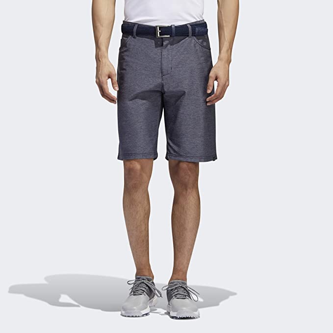 Adidas Mens Ultimate Heather 5 Pocket Golf Shorts