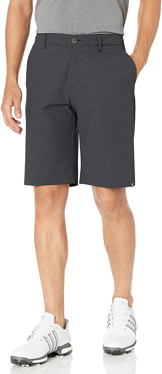 Adidas Mens Ultimate Heather Stripe Golf Shorts