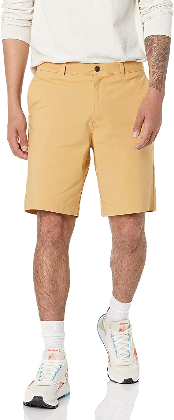 Amazon Essentials Mens Regular Fit Lightweight Stretch Golf Shorts