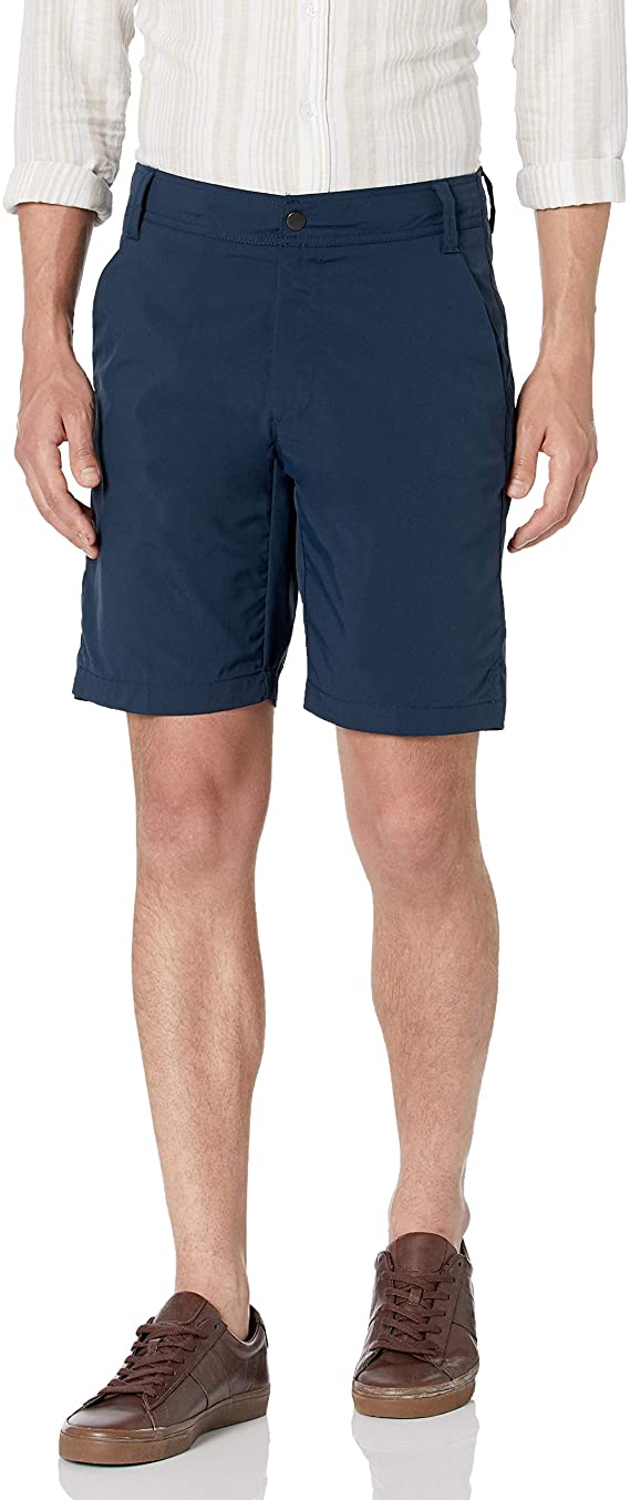 Amazon Essentials Mens Slim Fit Hybrid Tech Golf Shorts