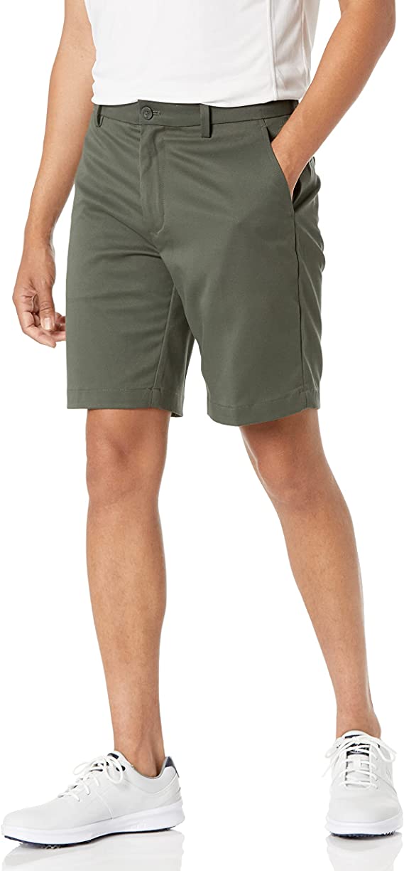 Mens Amazon Essentials Slim Fit Stretch Golf Shorts