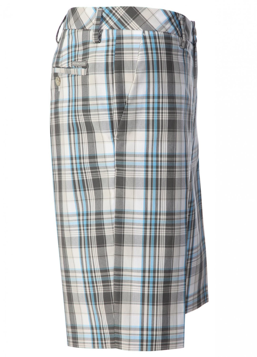 Mens Ashworth Check Golf Shorts