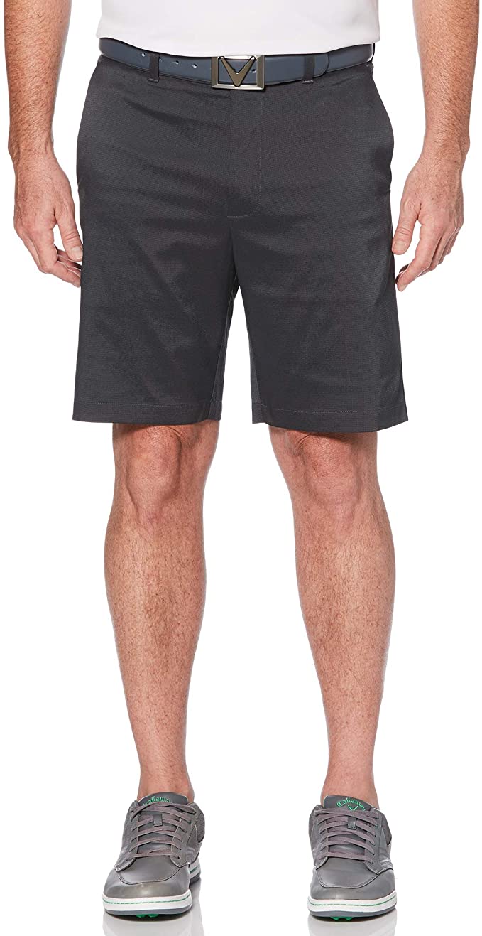 Callaway Mens Performance Flat Front Oxford Golf Shorts