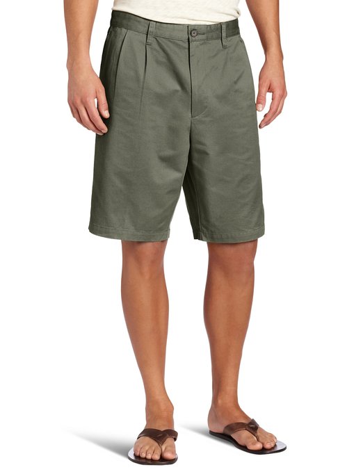 Mens Dockers D3 Pleated Soft Khaki Golf Shorts