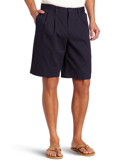 Dockers Mens D3 Pleated Soft Khaki Golf Shorts