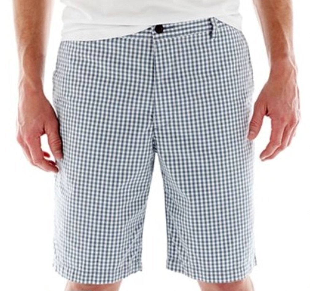 Mens Dockers Flat Front Cotton Twill Golf Shorts