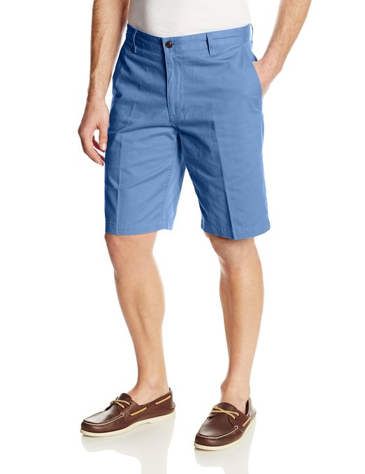 Dockers Mens Perfect D3 Classic Fit Flat Front Shorts