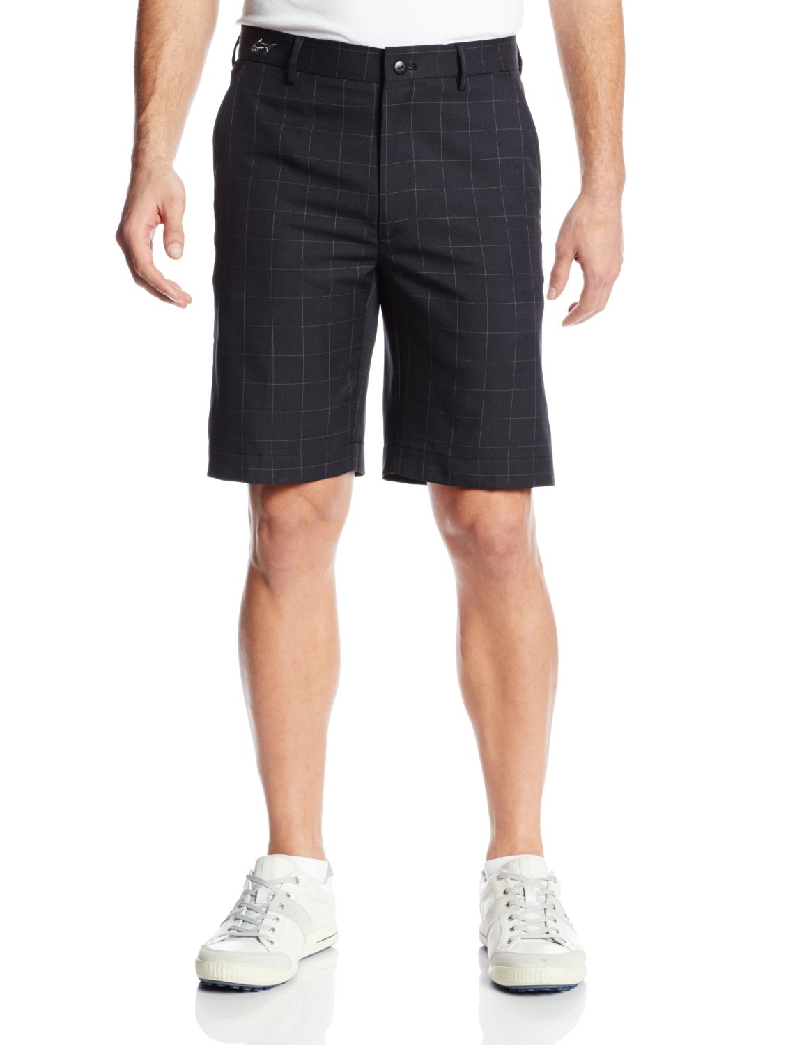 Greg Norman Collection Windowpane Golf Shorts