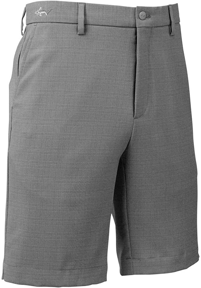 Mens Greg Norman Glen Plaid Golf Shorts