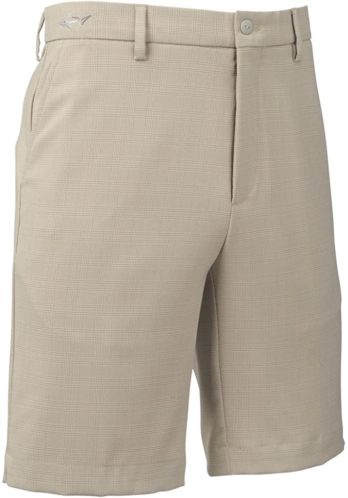 Greg Norman Mens Glen Plaid Golf Shorts