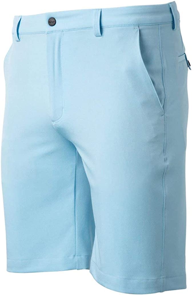 Mens Greg Norman Heathered Classic Pro Fit Golf Shorts