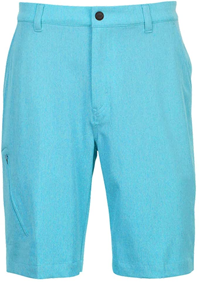 Greg Norman Mens Hybrid ML75 Attack Life Heathered Golf Shorts