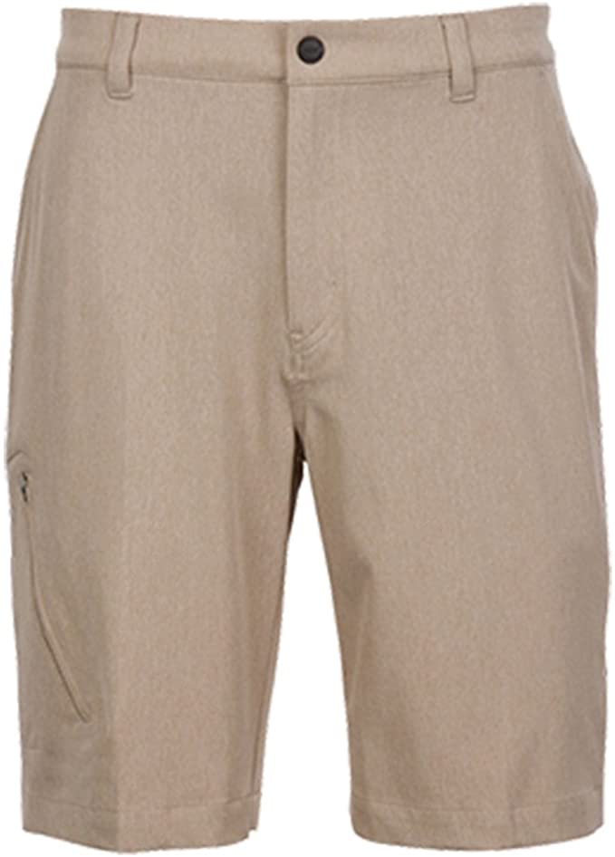 Greg Norman Mens Hybrid ML75 Attack Life Heathered Golf Shorts