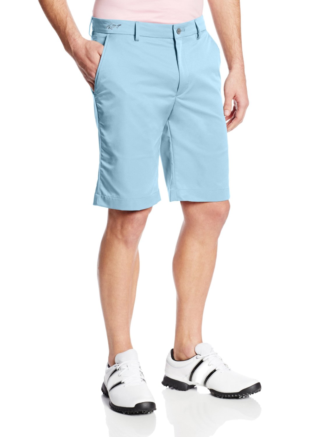 Mens Greg Norman ML75 Hybrid Flat Front Golf Shorts