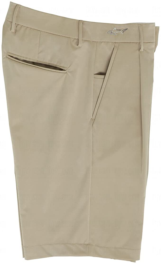 Greg Norman Mens ML75 Hybrid Single Pleat Golf Shorts