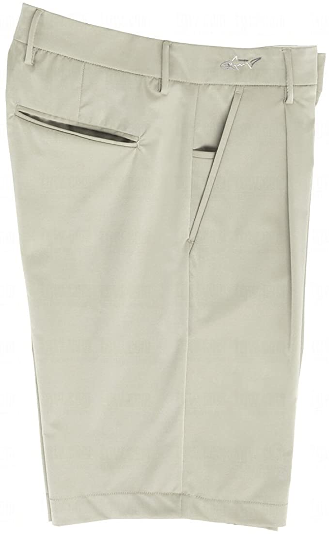 Greg Norman Mens ML75 Hybrid Single Pleat Golf Shorts