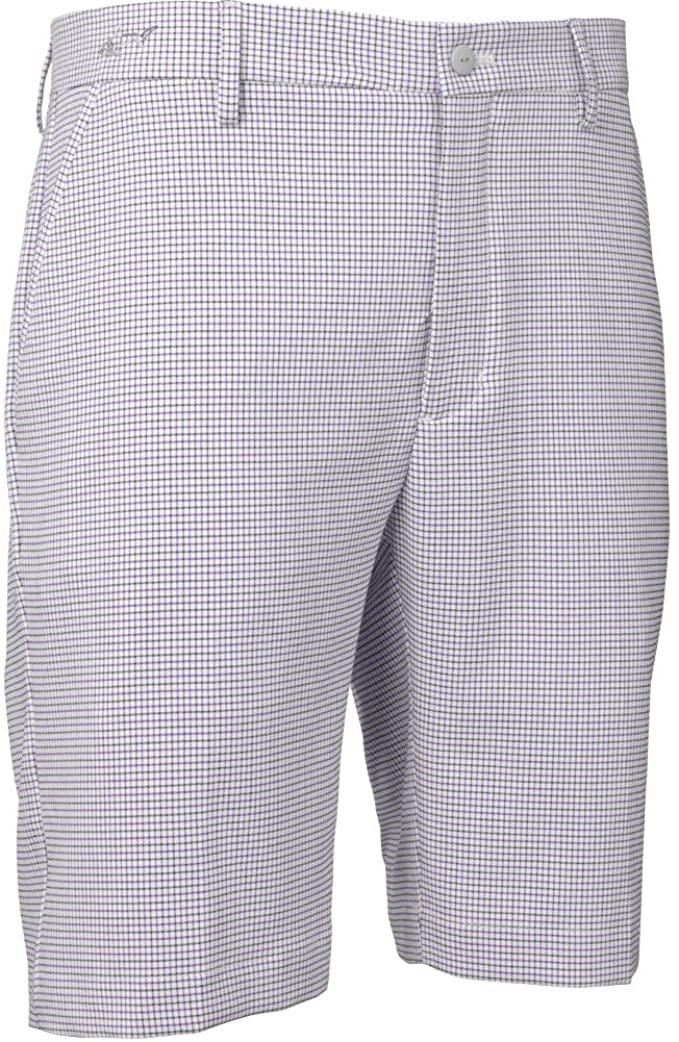 Mens Greg Norman Tattersall Golf Shorts