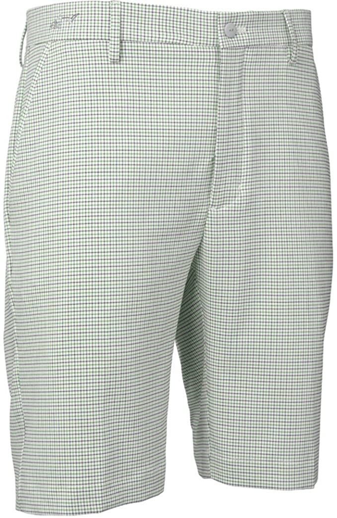 Greg Norman Mens Tattersall Golf Shorts