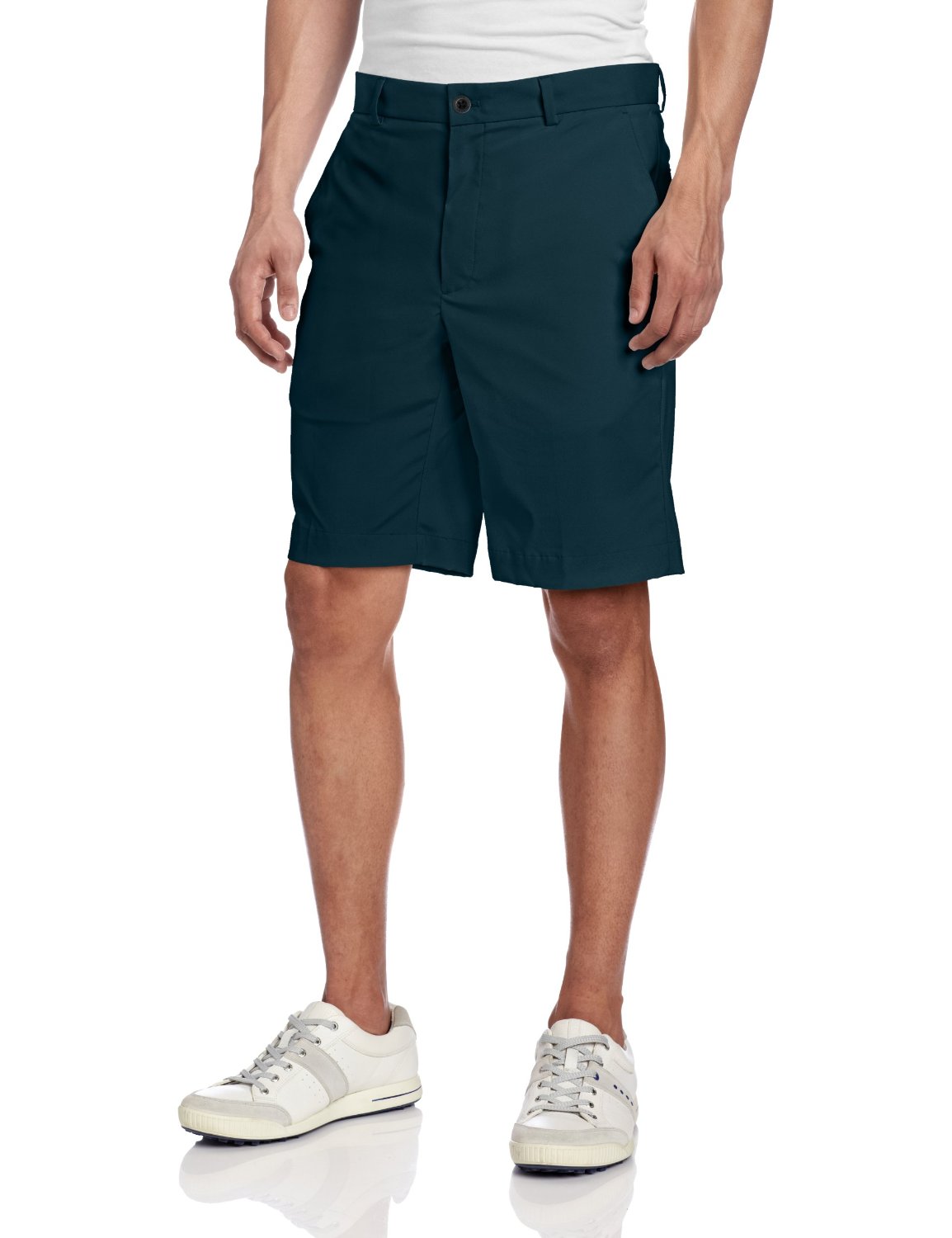 Mens Greg Norman Tech Flat Front Golf Shorts