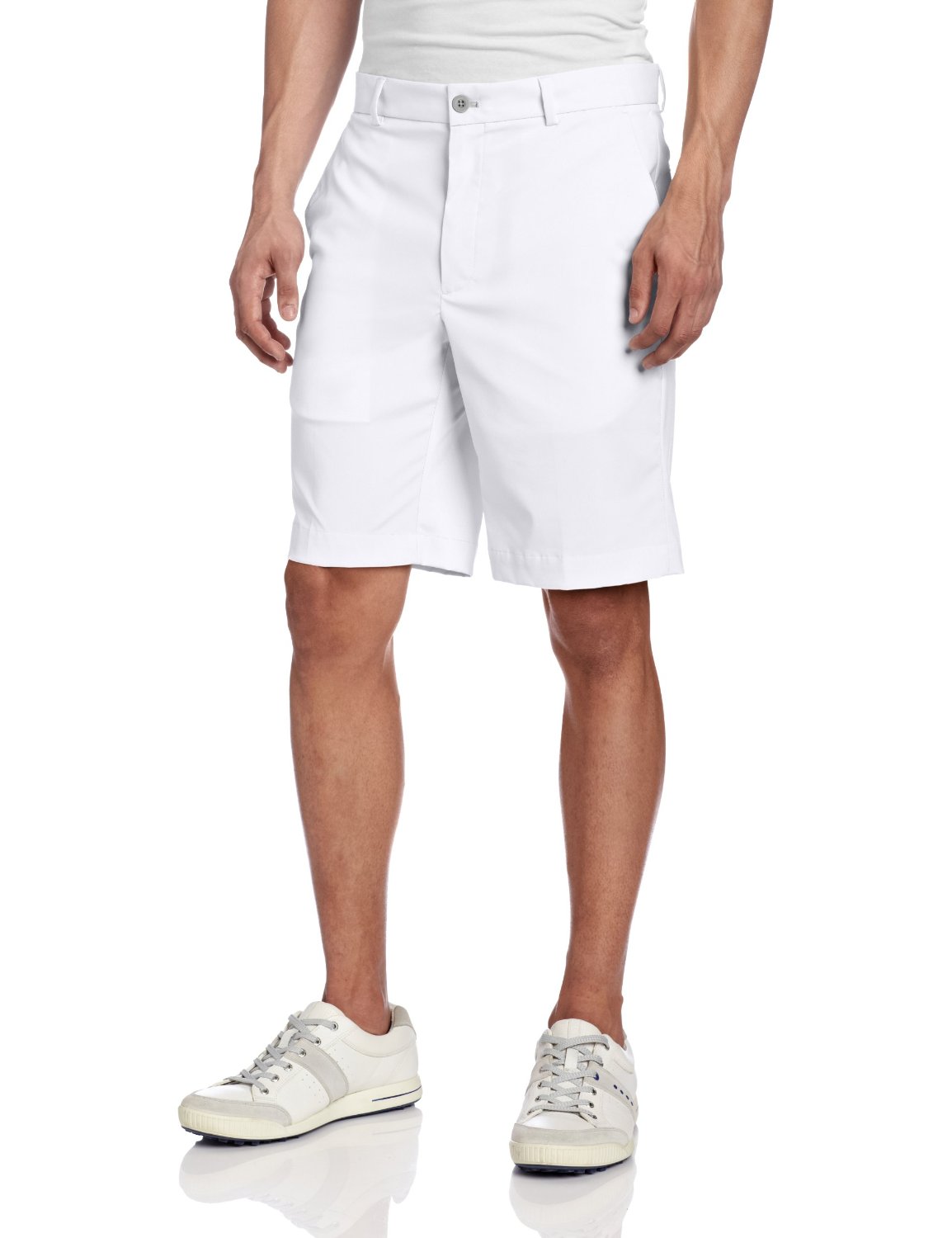 Greg Norman Mens Tech Flat Front Shorts
