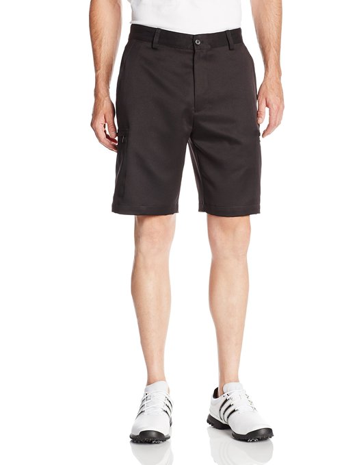 Mens Basic Flat Front Golf Cargo Shorts