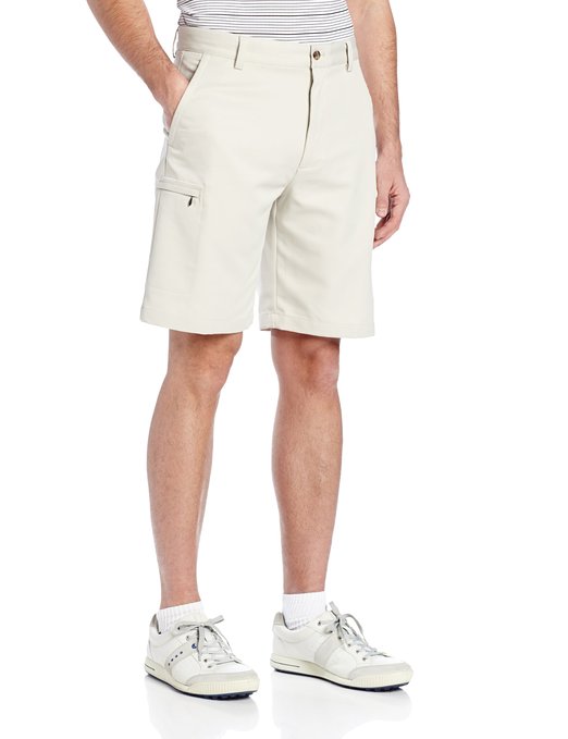Izod Basic Flat Front Golf Cargo Shorts