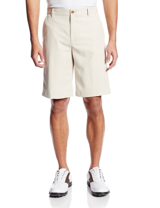 Mens Izod Flat Front Microfiber Classic Fit Golf Shorts