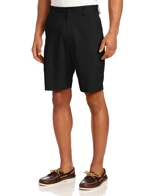 Izod Mens Flat Front Microfiber Shorts