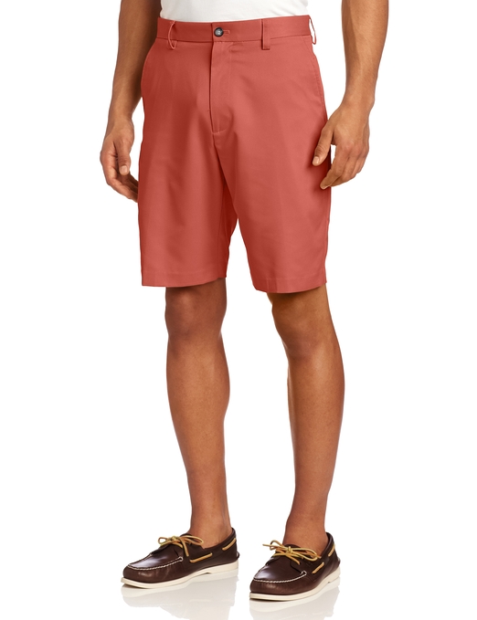 Izod Flat Front Microfiber Golf Shorts