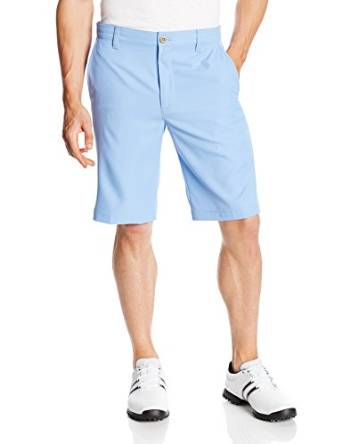 Mens Izod Flat Front Straight Microfiber Solid Golf Shorts