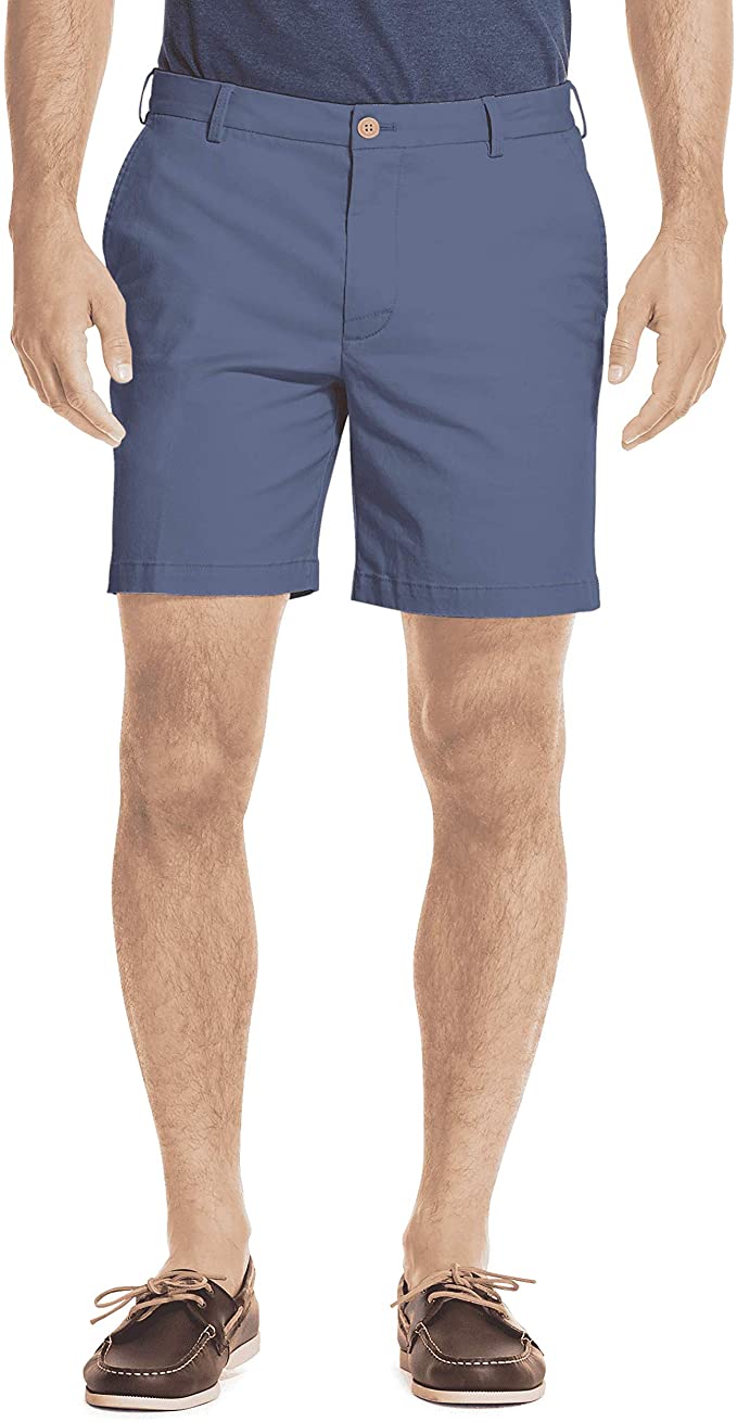 Izod Mens Saltwater Stretch Chino Golf Shorts