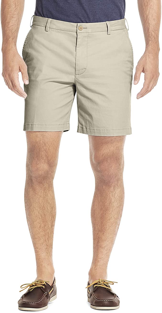 Izod Mens Saltwater Stretch Chino Golf Shorts