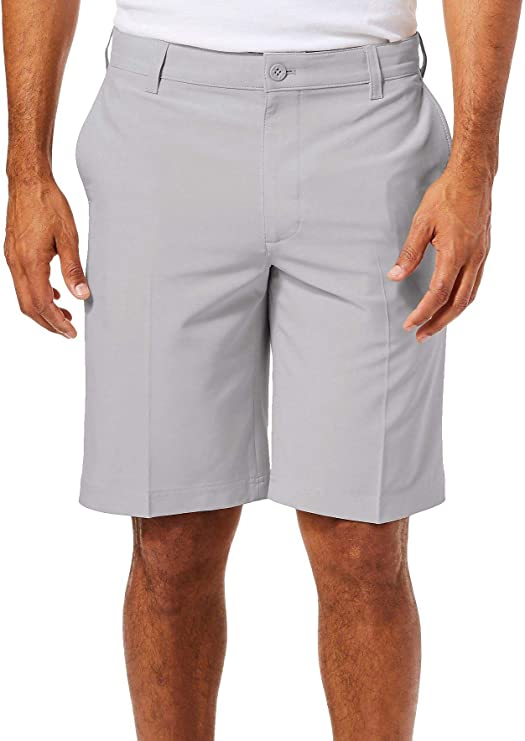 Izod Mens Swingflex Flat Front Golf Shorts