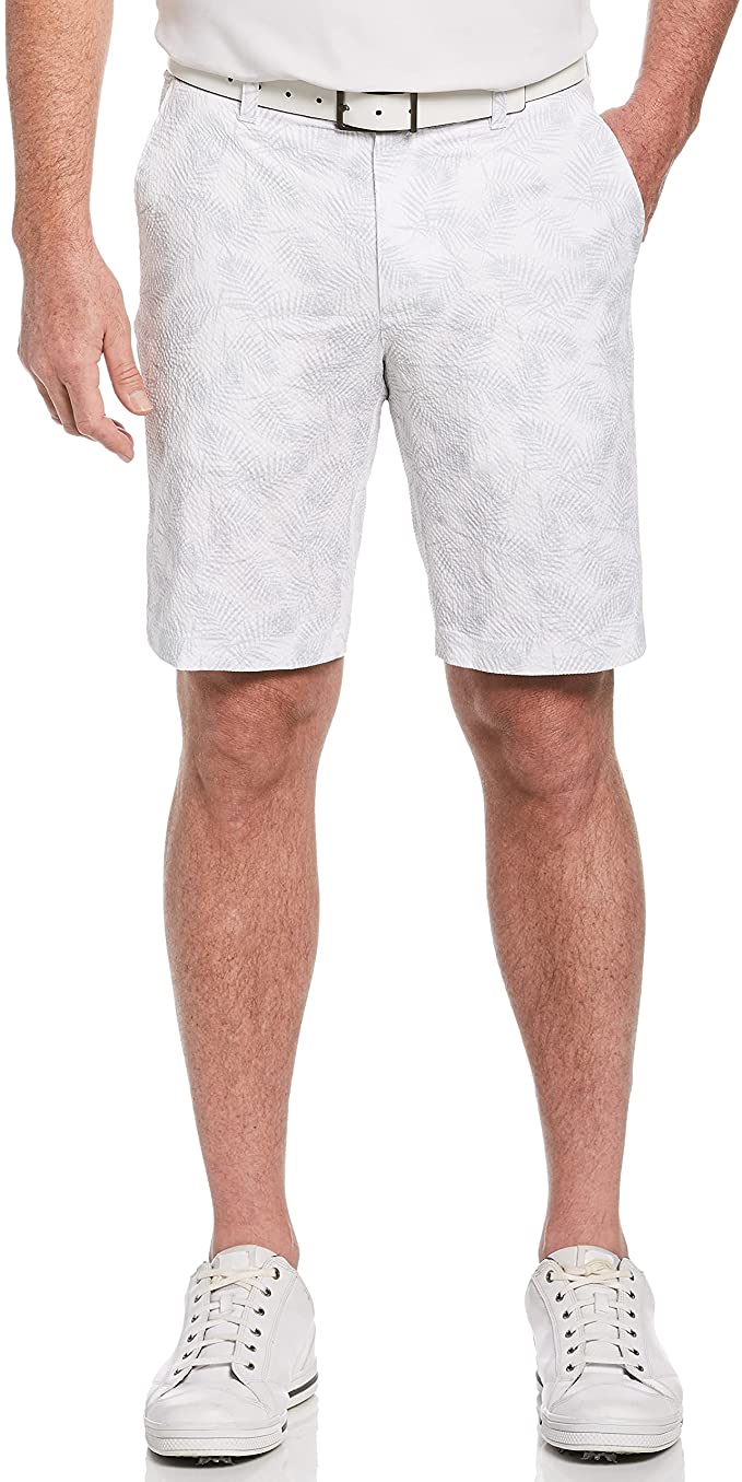 Jack Nicklaus Mens Flat Front Printed Active Flex Golf Shorts