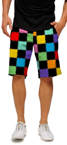 Mens Loudmouth Hollywood Squares Golf Shorts